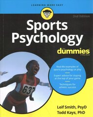 Sports Psychology For Dummies 2nd Edition 2nd Edition hind ja info | Tervislik eluviis ja toitumine | kaup24.ee