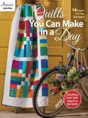 Quilts You Can Make in a Day: 14 Projects to Fit Your Time Budget цена и информация | Книги об искусстве | kaup24.ee