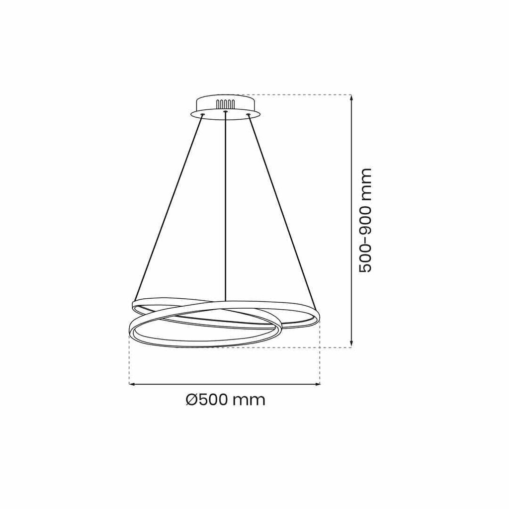 Rippvalgusti Milagro LUCERO GOLD 48W LED hind ja info | Rippvalgustid | kaup24.ee