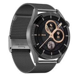 DT NO.1 DT3 max NFC смарт-часы, черный с металлическим браслетом цена и информация | Смарт-часы (smartwatch) | kaup24.ee