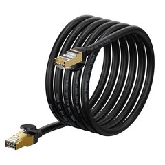 Baseus Ethernet RJ45, 10Gbps, 3 м network cable (black) цена и информация | Кабели и провода | kaup24.ee