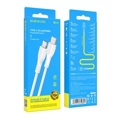 Кабель Borofone BX51 Lightning to USB-C 3A / 12 Вт белый цена и информация | Borofone 43757-uniw | kaup24.ee