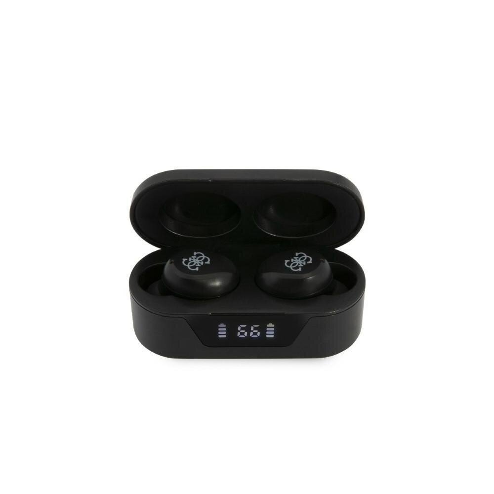 Kõrvaklapid Guess wireless earphones GUTWST31EK TWS Digital BT5 Classic Logo black цена и информация | Kõrvaklapid | kaup24.ee