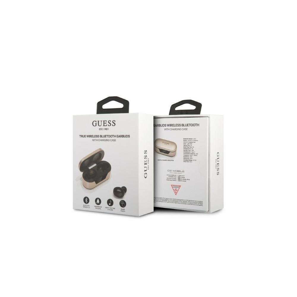 Kõrvaklapid Guess wireless earphones GUTWST31ED TWS Digital BT5 Classic Logo gold hind ja info | Kõrvaklapid | kaup24.ee