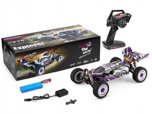 Metallist võidusõiduauto Wltoys 124019 puldiga, 55 km/h цена и информация | Игрушки для мальчиков | kaup24.ee