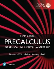 Precalculus: Graphical, Numerical, Algebraic, Global Edition 10th edition hind ja info | Majandusalased raamatud | kaup24.ee