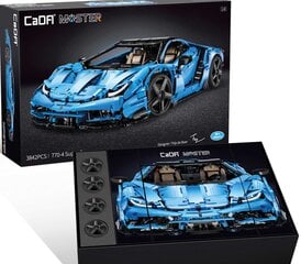 Машина CaDA Master 770-4 Super car C61041W, 3842 д. цена и информация | Конструкторы и кубики | kaup24.ee