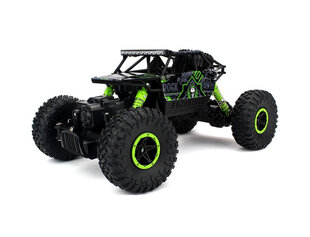 4WD Rock Crawler 1:18 2.4Ghz - roheline цена и информация | Игрушки для мальчиков | kaup24.ee