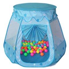 Telk plastikkuulidega 105x90cm/100 palli цена и информация | Детские игровые домики | kaup24.ee