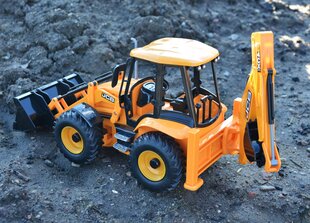 Радиоуправляемый экскаватор-погрузчик Doubleeagle JCB E589-003 цена и информация | Развивающий мелкую моторику - кинетический песок KeyCraft NV215 (80 г) детям от 3+ лет, бежевый | kaup24.ee