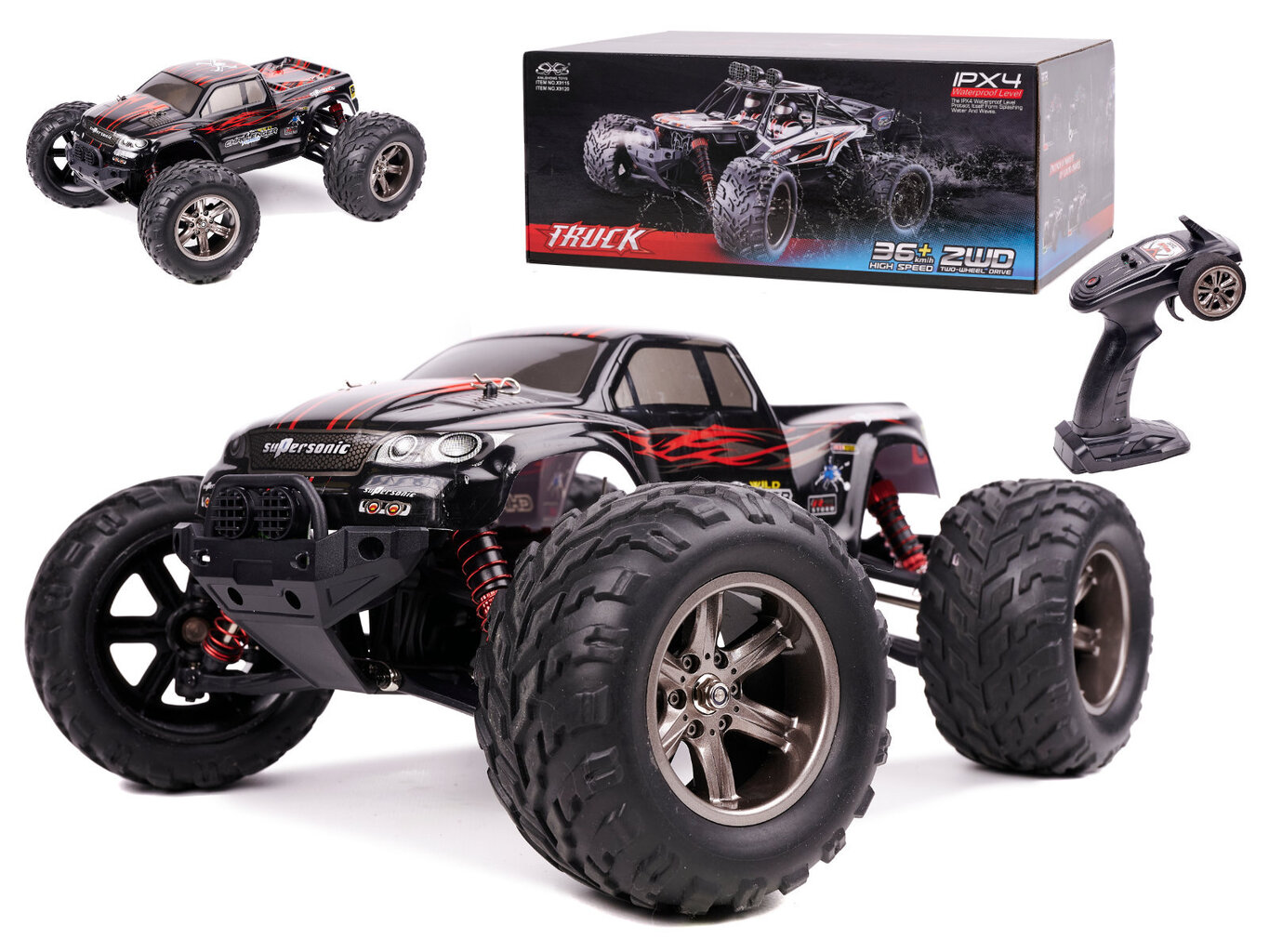 RC monster truck auto 1:12 2,4GHZ X9115 цена и информация | Poiste mänguasjad | kaup24.ee