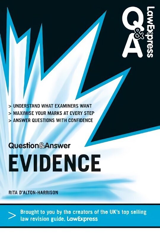 Law Express Question and Answer: Evidence Law hind ja info | Majandusalased raamatud | kaup24.ee