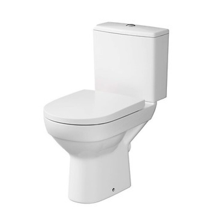 WC-pott Cersanit Compact 601 CITY NEW 010 koos aeglaselt sulguva kaanega цена и информация | WС-potid | kaup24.ee