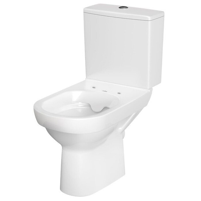 WC-pott Cersanit Compact 601 CITY NEW 010 koos aeglaselt sulguva kaanega цена и информация | WС-potid | kaup24.ee