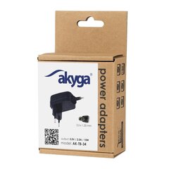 Universal adapter Akyga AK-TB-34 5.0V / 2.0A 10W 3.5 x 1.35 mm 1.5 m цена и информация | Адаптеры и USB-hub | kaup24.ee