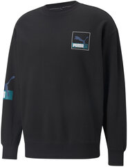 Мужской джемпер Puma Brand Love Crew Tr 535630 01 535630 01/M, черный цена и информация | Мужские толстовки | kaup24.ee