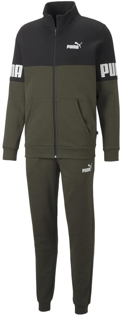 Meeste spordikostüüm Puma Power Colorb Black Khaki 670038 70 670038 70/M hind ja info | Meeste spordiriided | kaup24.ee