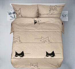 Детское постельное белье Cats 3 части, 90x120 цена и информация | Детское постельное бельё | kaup24.ee