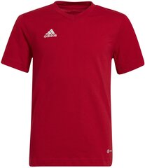 Футболка Adidas Ent22 Tee Y Red HC0446 HC0446/152 цена и информация | Рубашки для мальчиков | kaup24.ee