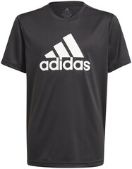 Poiste T-Särk Adidas B Bl Tee Black GN1478 GN1478/152 цена и информация | Рубашки для мальчиков | kaup24.ee