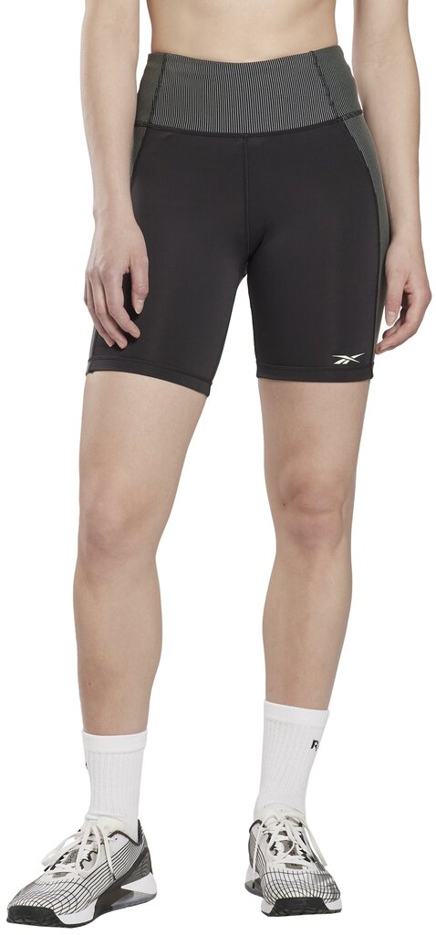 Naiste lühikesed püksid Reebok S Rib Legging Short Black HI6221 HI6221/M hind ja info | Naiste spordiriided | kaup24.ee