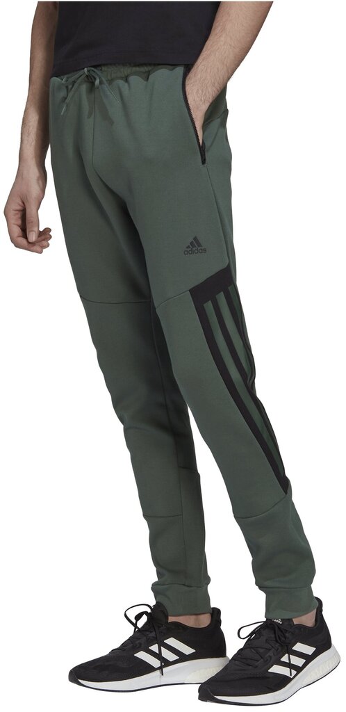 Meeste püksid Adidas M Fi 3s Pant Green HK4560 HK4560/M hind ja info | Meeste spordiriided | kaup24.ee