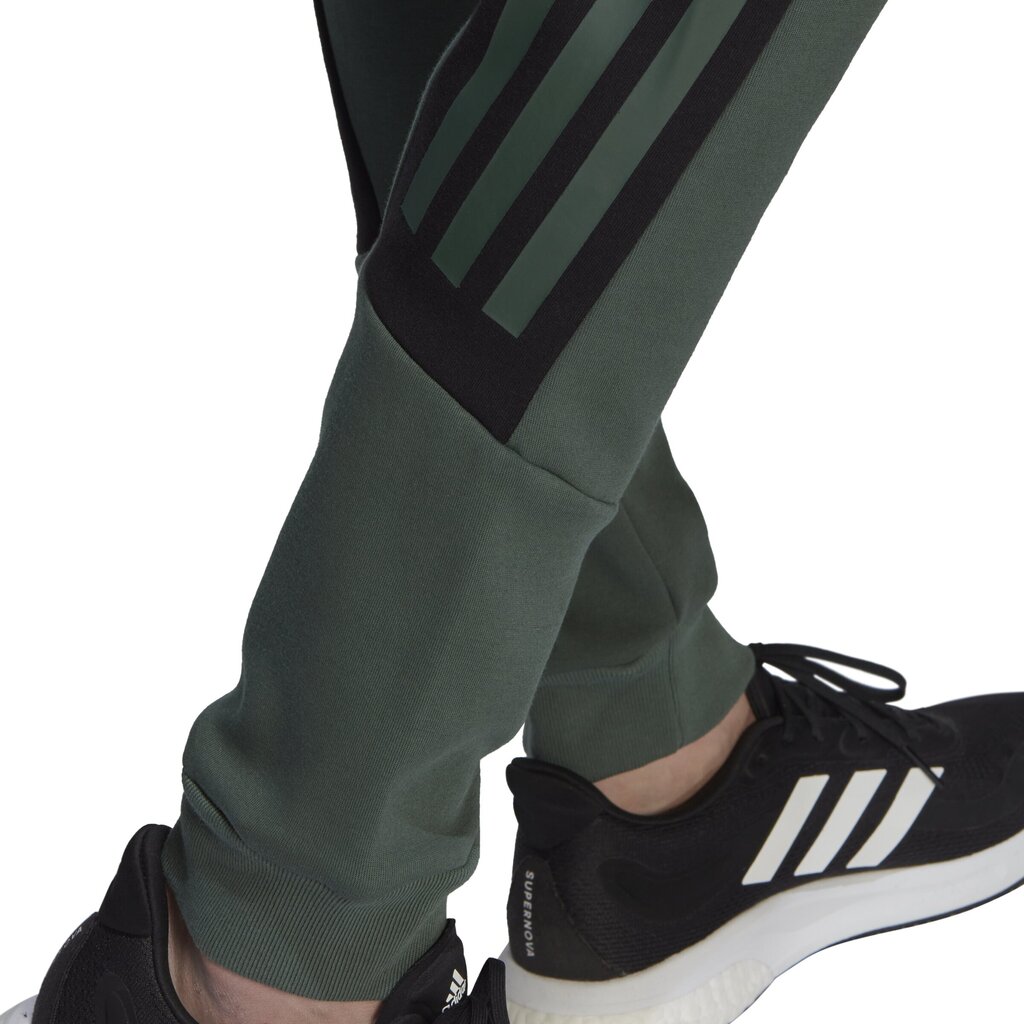 Meeste püksid Adidas M Fi 3s Pant Green HK4560 HK4560/M hind ja info | Meeste spordiriided | kaup24.ee