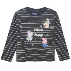 Cool Club футболка с длинными рукавами для девочек Свинка Пеппа (Peppa Pig), LCG2513693 цена и информация | Рубашки для девочек | kaup24.ee