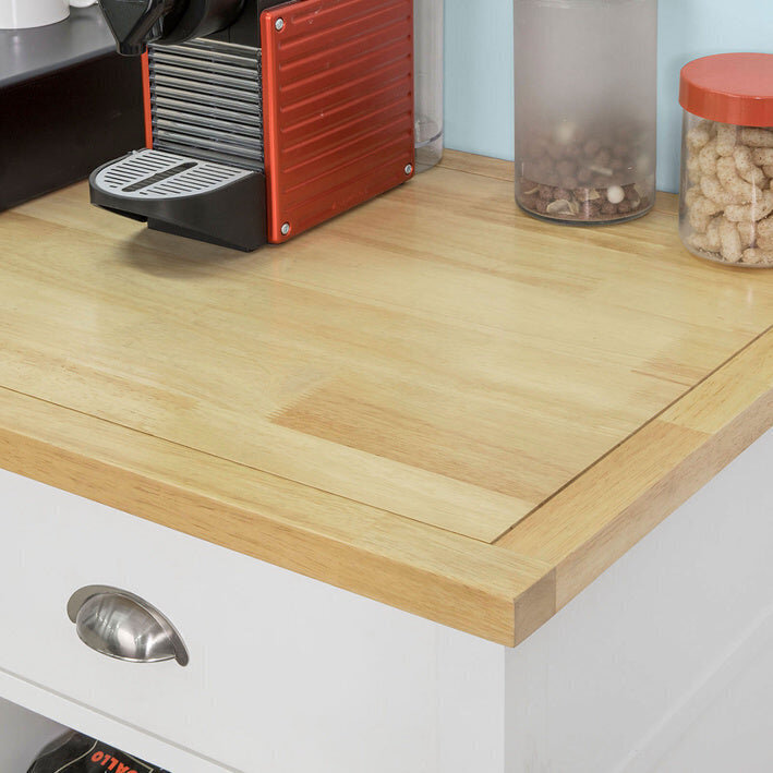 Köögi serveerimiskapp puidust tööpinnaga, FKW62-WN hind ja info | Köögikapid | kaup24.ee