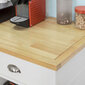 Köögi serveerimiskapp puidust tööpinnaga, FKW62-WN hind ja info | Köögikapid | kaup24.ee