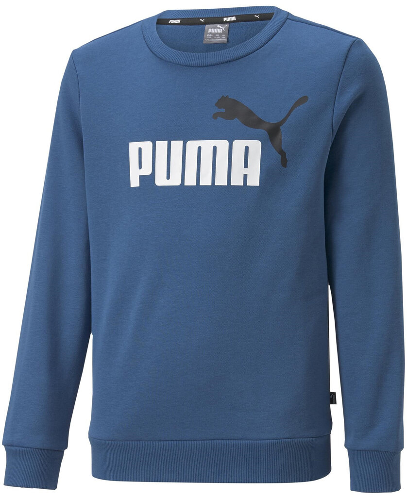 Poiste džemper Puma Ess+ 2 Col Big Logo Blue 586986 17 586986 17/152 цена и информация | Poiste kampsunid, vestid ja jakid | kaup24.ee