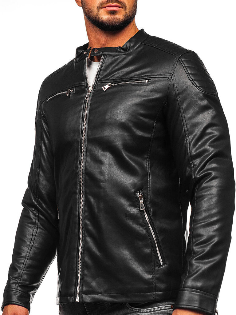 Meeste jope J.Style Black 11Z8001 11Z8001/2XL hind ja info | Meeste joped | kaup24.ee