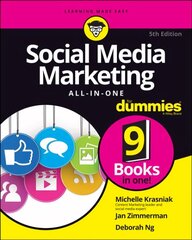 Social Media Marketing All-in-One For Dummies, 5th Edition 5th Edition hind ja info | Majandusalased raamatud | kaup24.ee