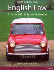 Smith and Keenan's English Law 17th edition hind ja info | Majandusalased raamatud | kaup24.ee