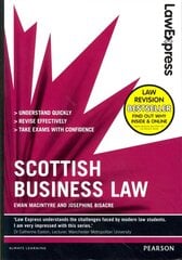 Law Express: Scottish Business Law (Revision guide) цена и информация | Книги по экономике | kaup24.ee