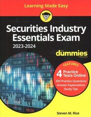 Securities Industry Essentials Exam 2023-2024 For Dummies with Online Practice 3rd ed. hind ja info | Majandusalased raamatud | kaup24.ee