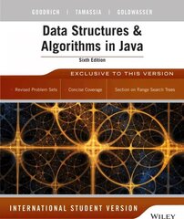 Data Structures & Algorithms in Java 6e International Student Version 6th Edition International Student Version цена и информация | Книги по экономике | kaup24.ee