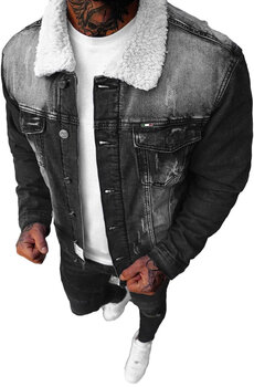 Meeste teksajakk New Boy Black MJ517N MJ517N/S hind ja info | Meeste joped | kaup24.ee