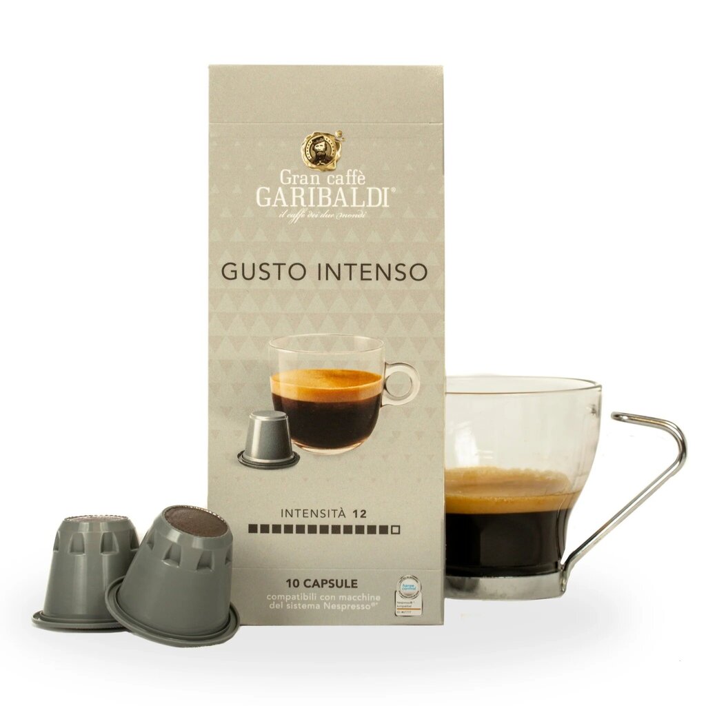 Kohvikapslid Gran Caffe Garibaldi - Gusto Intenso, Nespresso® kohvimasinatele, 50 tk цена и информация | Kohv, kakao | kaup24.ee