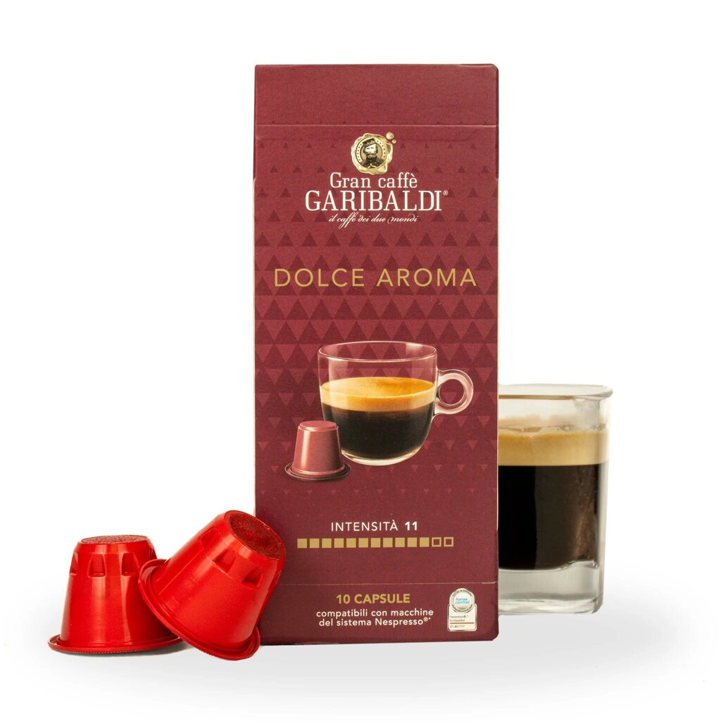 Kohvikapslid Gran Caffe Garibaldi - Dolce Aroma, Nespresso® kohvimasinatele, 50 tk hind ja info | Kohv, kakao | kaup24.ee