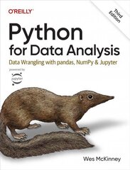 Python for Data Analysis 3e: Data Wrangling with pandas, NumPy, and Jupyter 3rd edition цена и информация | Книги по экономике | kaup24.ee