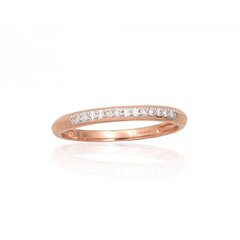 Золотое кольцо с бриллиантами "Токио XLVII" из красного золота 585 пробы 4752263026711 цена и информация | Кольцо | kaup24.ee