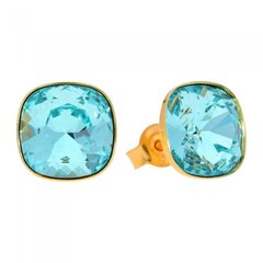 Серебряные серьги "Ослепительный Блеск (Light Turquoise)" с кристаллами Swarovski™ DS02A387 цена и информация | Серьги | kaup24.ee