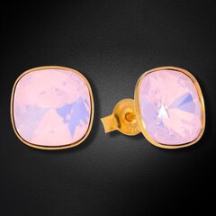Naiste kõrvarõngad Diamond Sky „Glare (Rose Water Opal)“ koos Swarovski kristallidega DS02A381 hind ja info | Kõrvarõngad | kaup24.ee