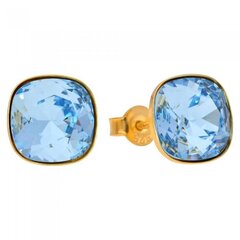 Naiste kõrvarõngad Diamond Sky „Glare (Aquamarine)“ koos Swarovski kristallidega DS02A376 hind ja info | Kõrvarõngad | kaup24.ee