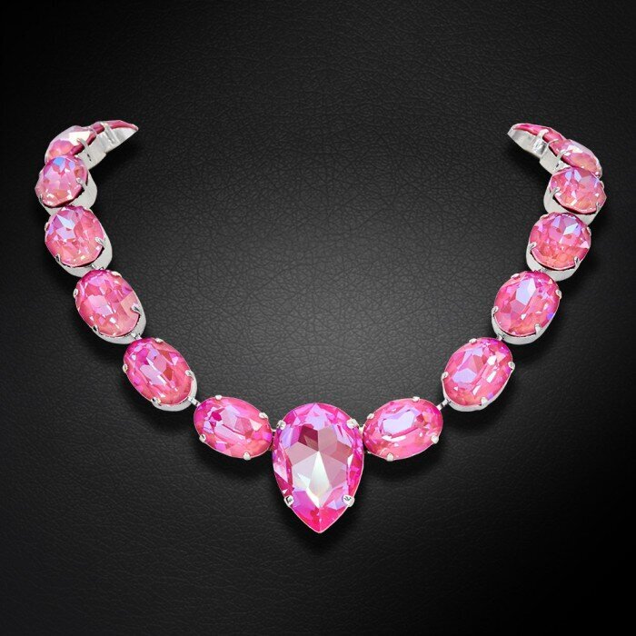 Naiste kaelakee Diamond Sky „Color Season“ koos Swarovski kristallidega DS00N111 hind ja info | Kaelakeed | kaup24.ee