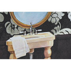 Картина DKD Home Decor, Полотно, Туалеты (3 шт.) (30 x 1.8 x 40 cm) цена и информация | Настенные деревянные декорации | kaup24.ee