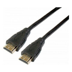 HDMI kaabel DCU 305001 must 1.5 m hind ja info | USB jagajad, adapterid | kaup24.ee