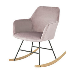 Кресло-качалка, бархатное сиденье, FST68-P цена и информация | Кресла | kaup24.ee