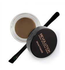 Makeup Revolution London Brow Pomade Краска для бровей 2,5 г, Soft Brown цена и информация | Карандаши, краска для бровей | kaup24.ee